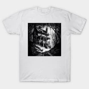 Scary Haunted Mansion T-Shirt